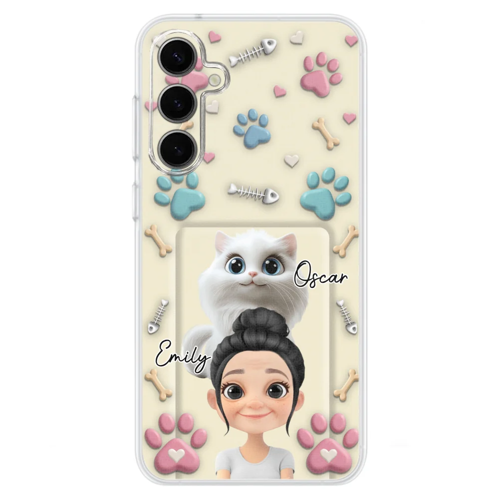 Cat Mom Cartoon - Personalized Custom 3D Effect Phone Case - Image 29