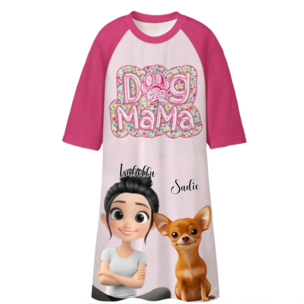 Flowering In You - Personalized Custom 3/4 Sleeve Dress - Image 6