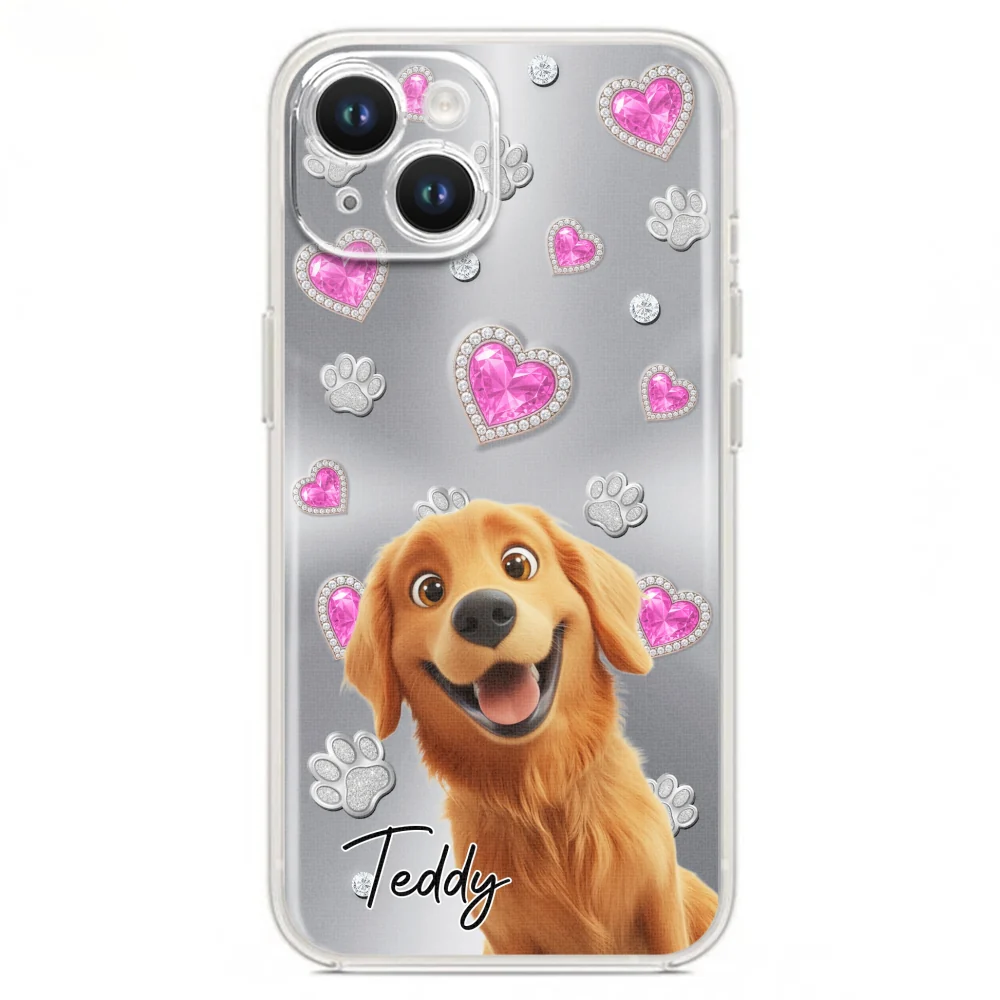 Glitter Cute Cartoon Dogs - Personalized Custom Phone Case - Image 15