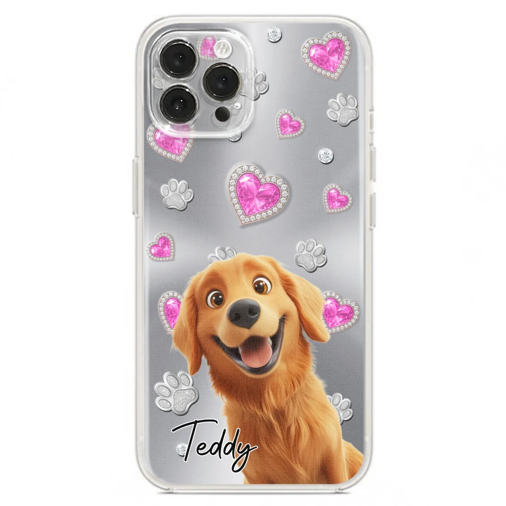 Glitter Cute Cartoon Dogs - Personalized Custom Phone Case - Image 17