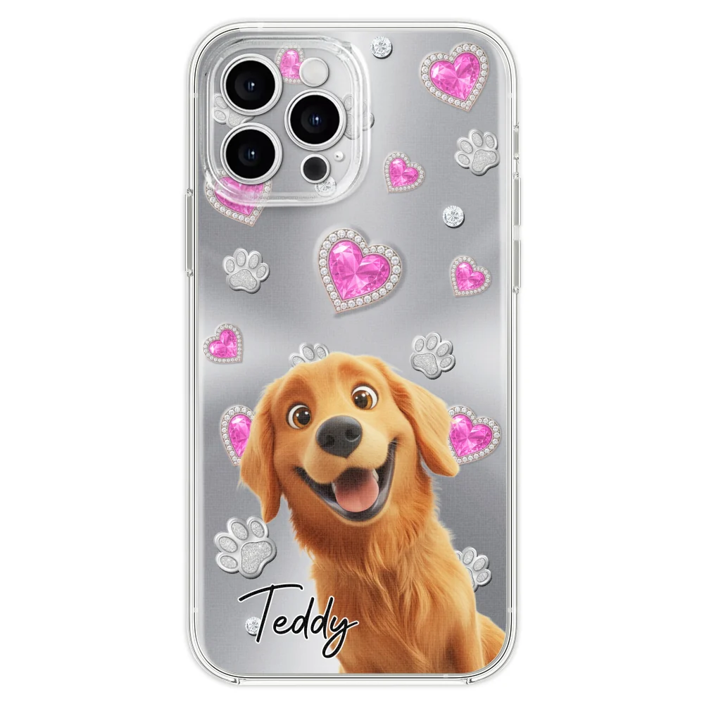 Glitter Cute Cartoon Dogs - Personalized Custom Phone Case - Image 20