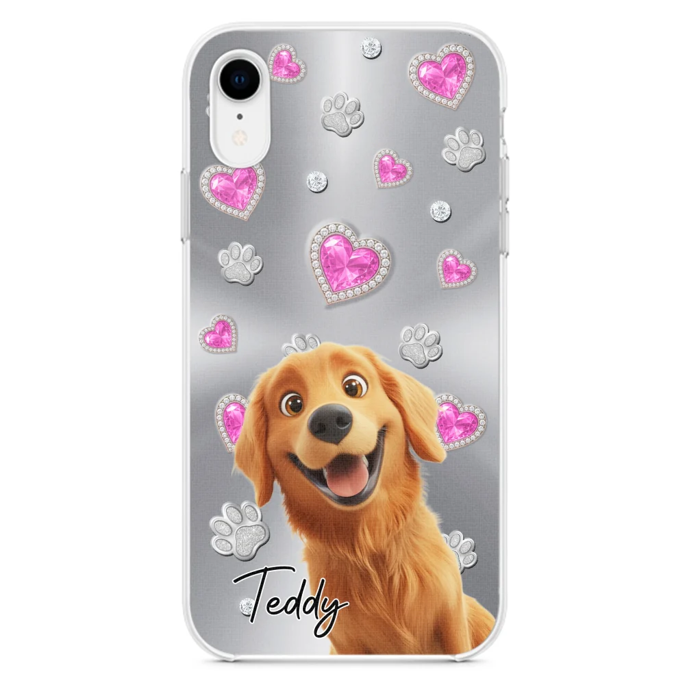 Glitter Cute Cartoon Dogs - Personalized Custom Phone Case - Image 21