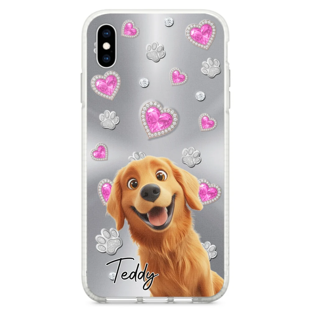 Glitter Cute Cartoon Dogs - Personalized Custom Phone Case - Image 22