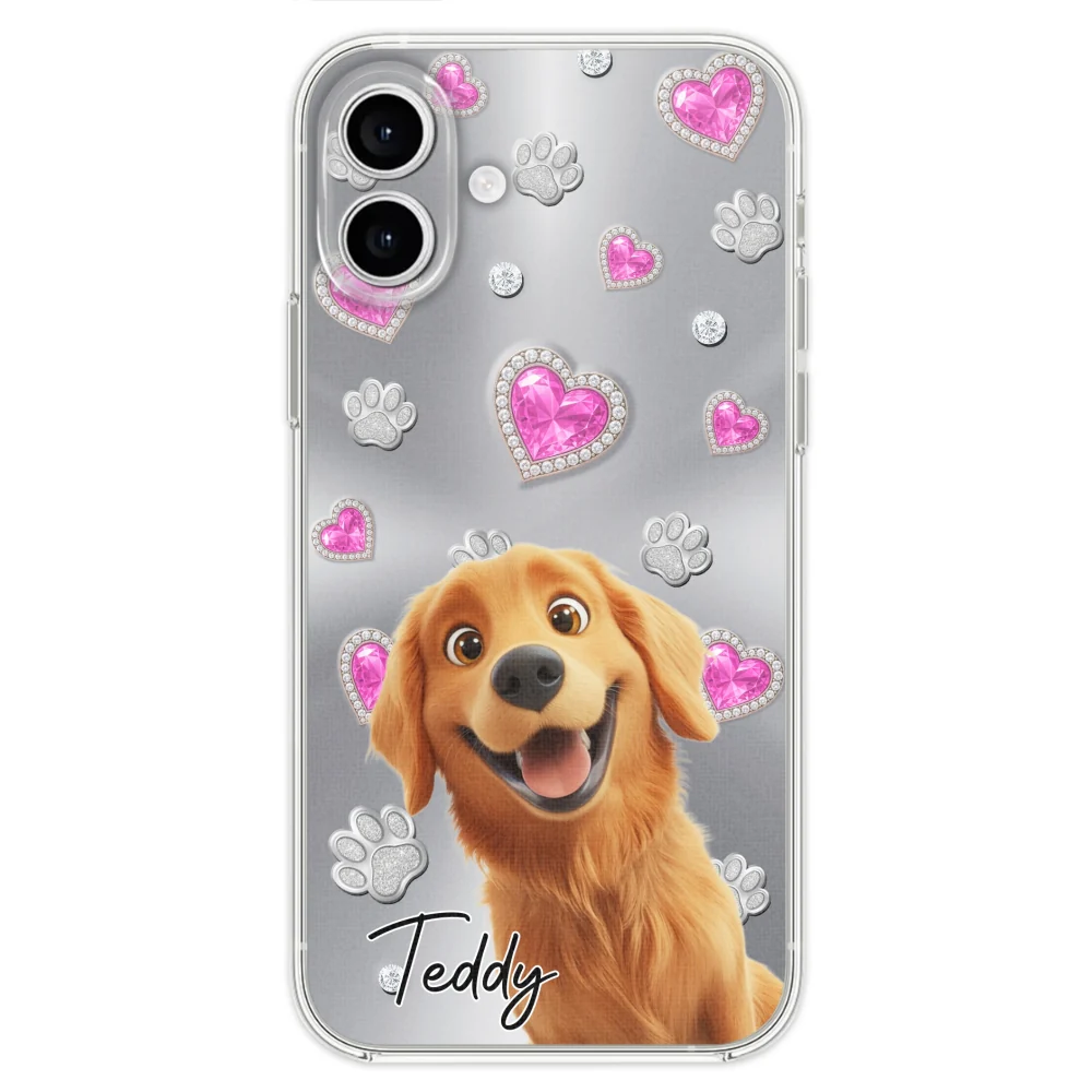 Glitter Cute Cartoon Dogs - Personalized Custom Phone Case - Image 24