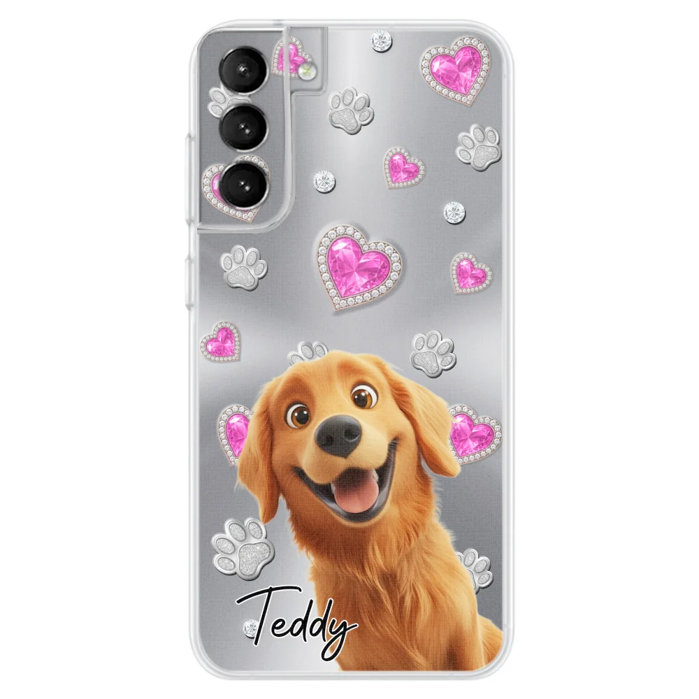 Glitter Cute Cartoon Dogs - Personalized Custom Phone Case - Image 27