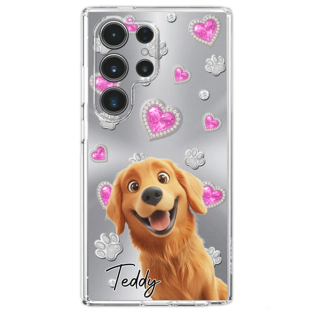Glitter Cute Cartoon Dogs - Personalized Custom Phone Case - Image 28