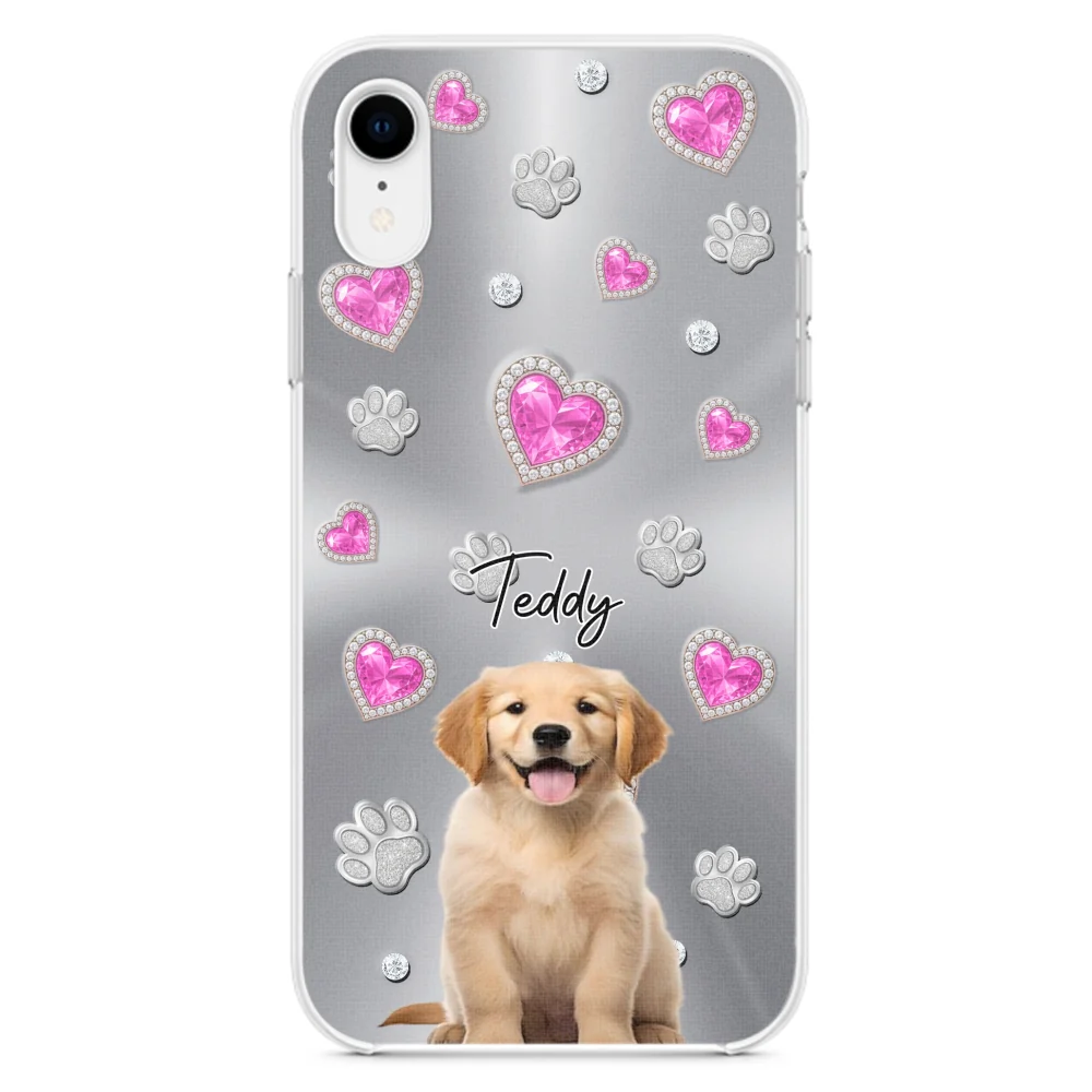 Glitter Cute Cartoon Dogs Photo - Personalized Custom Phone Case - Image 19