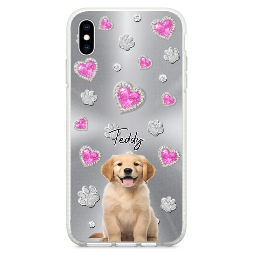 Glitter Cute Cartoon Dogs Photo - Personalized Custom Phone Case - Image 20