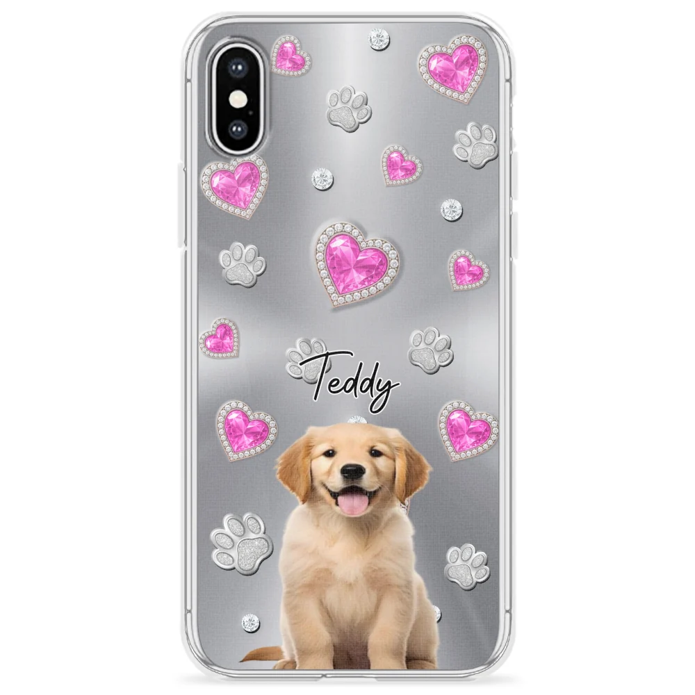 Glitter Cute Cartoon Dogs Photo - Personalized Custom Phone Case - Image 21
