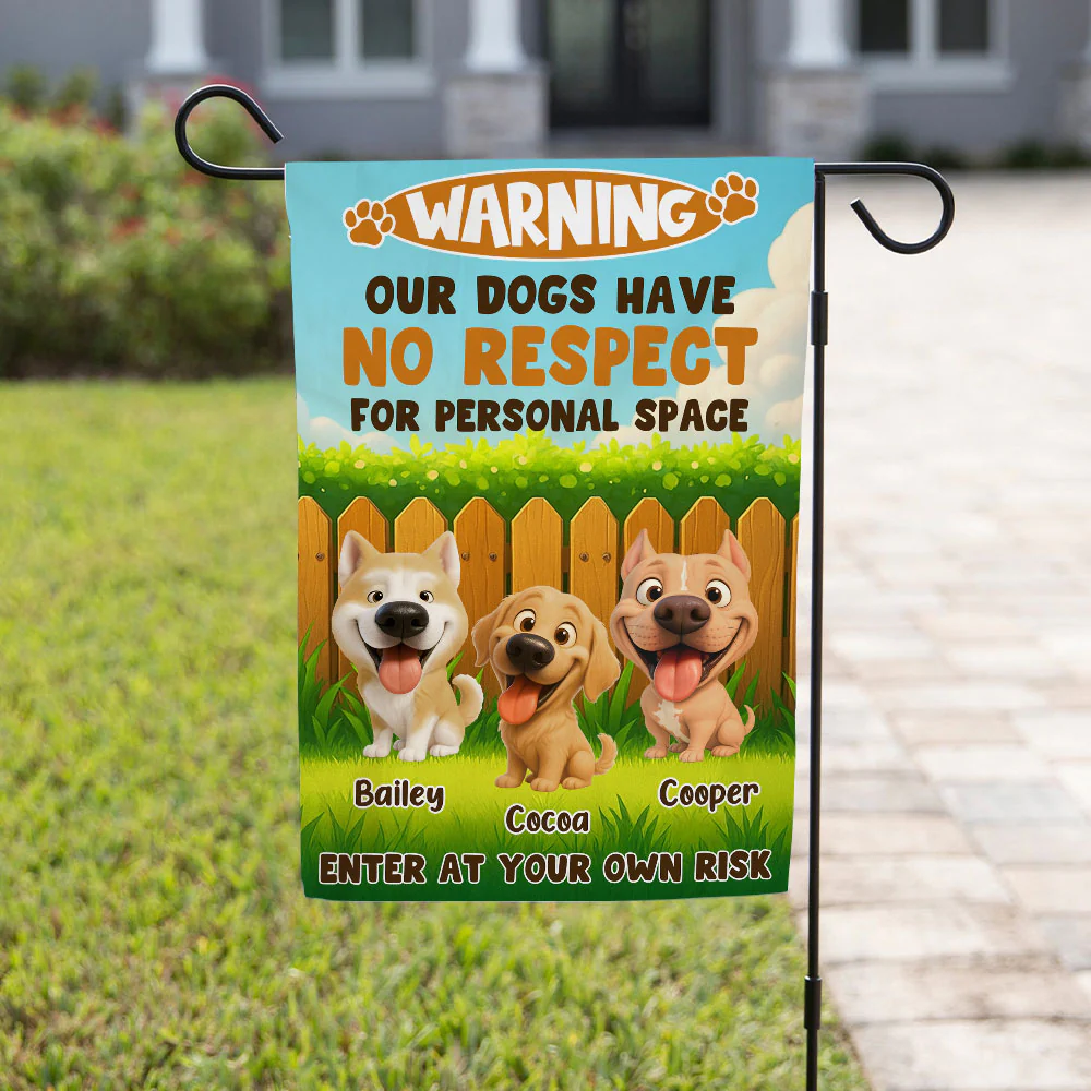 Have No Respect - Personalized Custom Flag - Image 3