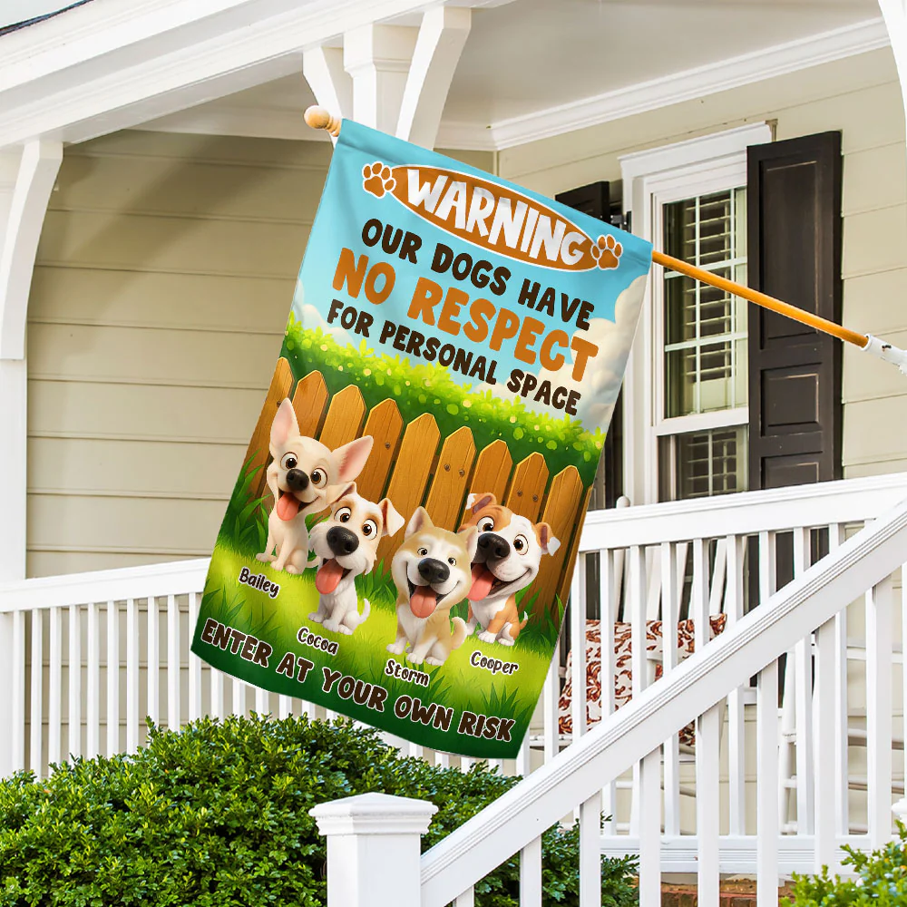 Have No Respect - Personalized Custom Flag - Image 4