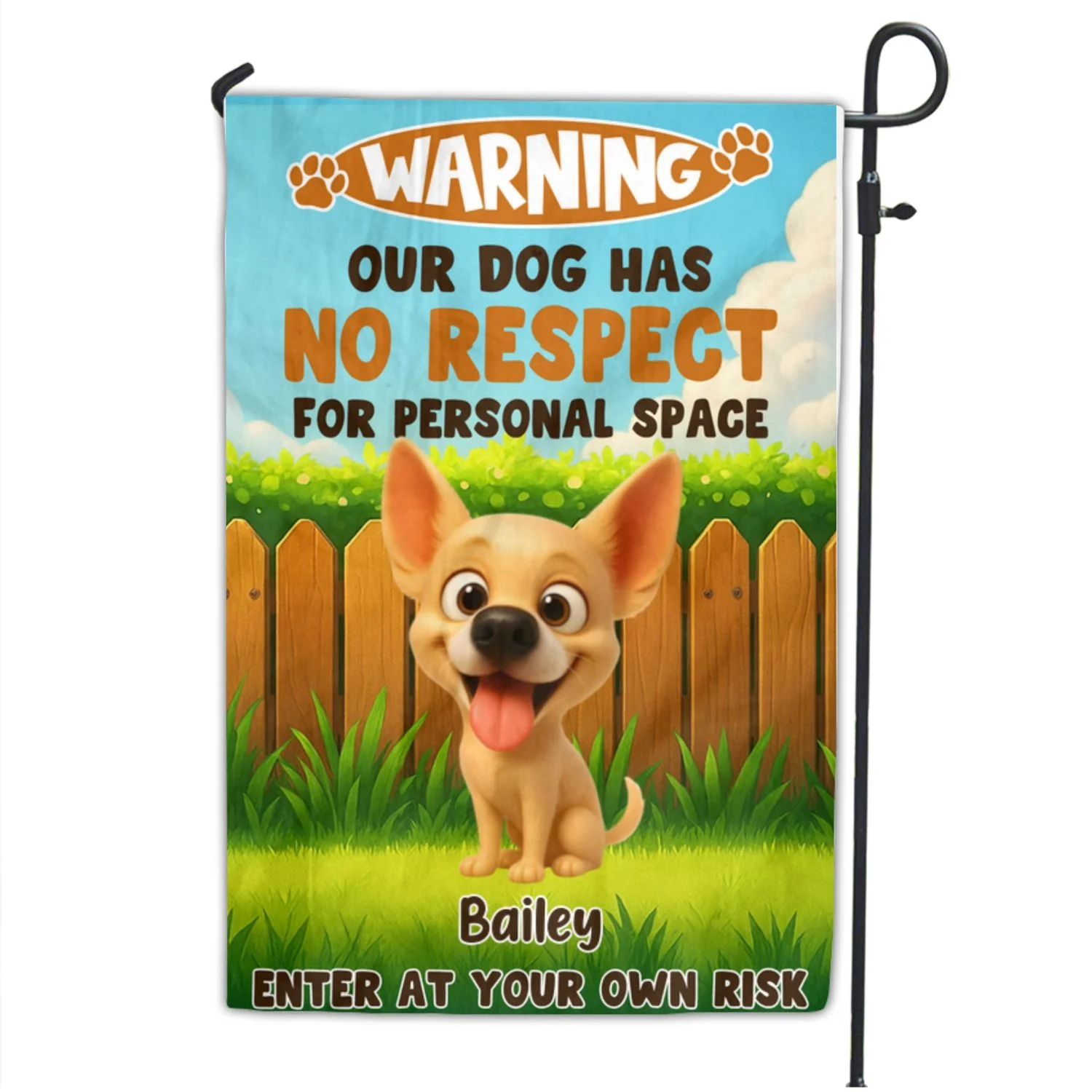 Have No Respect - Personalized Custom Flag - Image 6