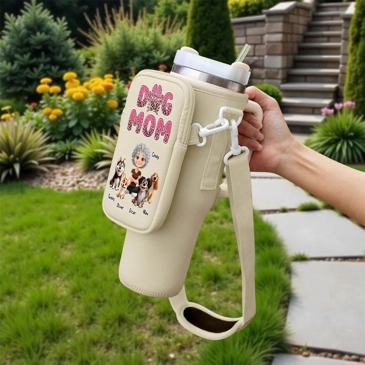 In My Era - Personalized Custom Water Bottle Carrier Bag - Image 3