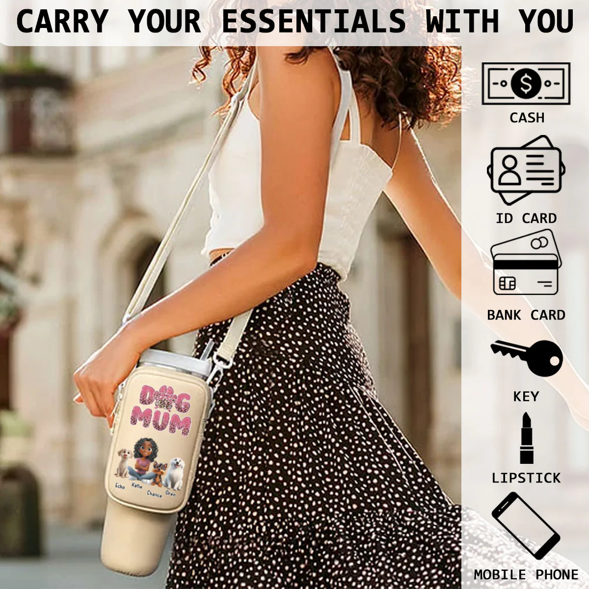 In My Era - Personalized Custom Water Bottle Carrier Bag - Image 5