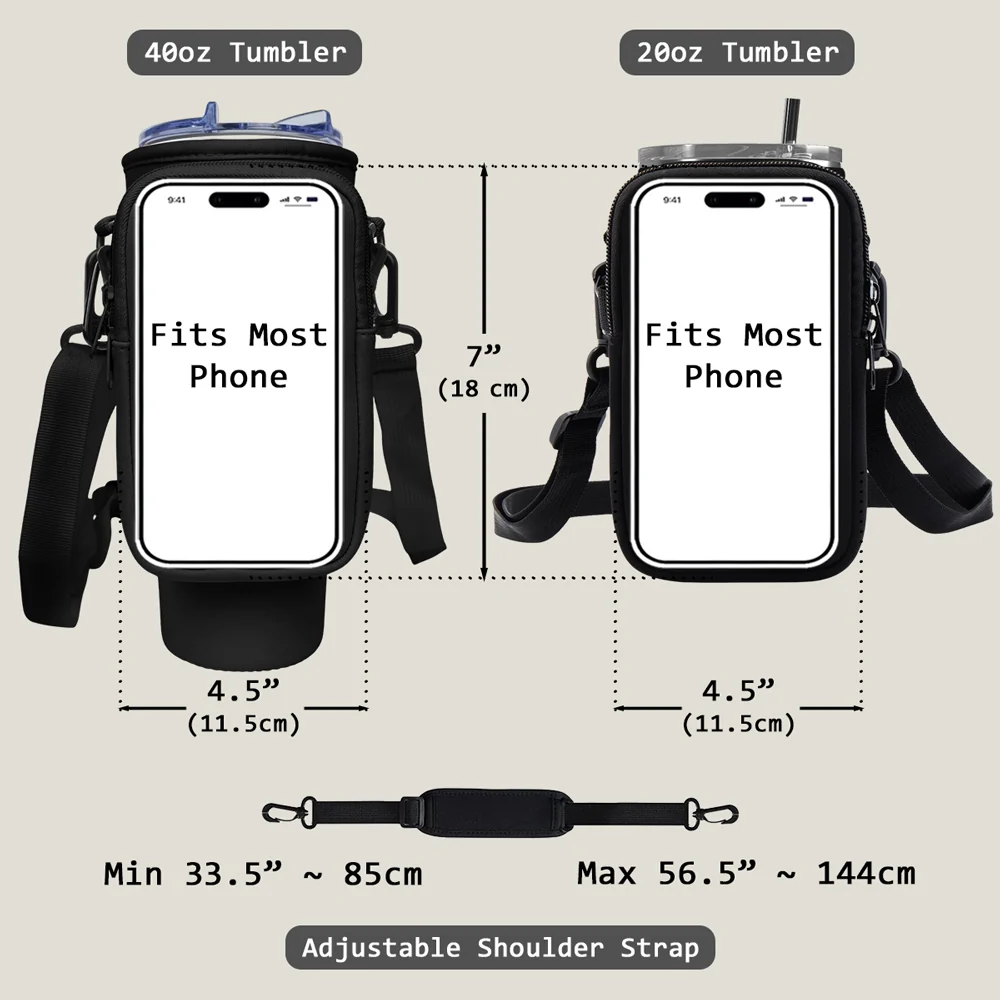 In My Era - Personalized Custom Water Bottle Carrier Bag - Image 7