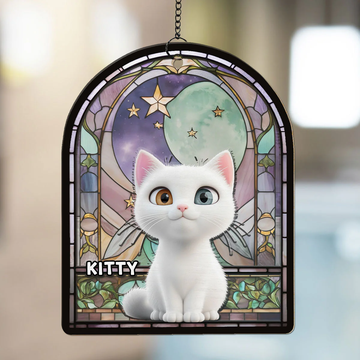 In The Moonlight - Personalized Custom Suncatcher - Image 3