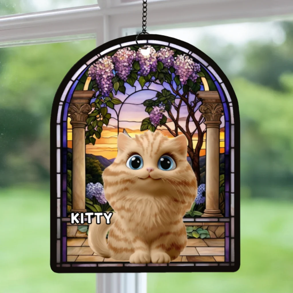In The Moonlight - Personalized Custom Suncatcher - Image 6