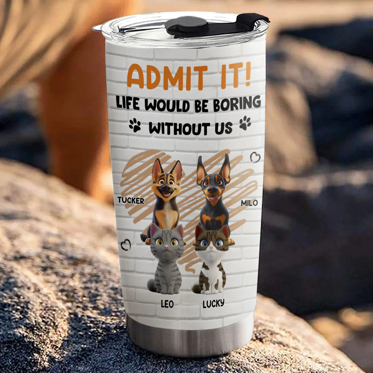 Let Me Tell You Pet - Personalized Custom Tumbler - Image 3