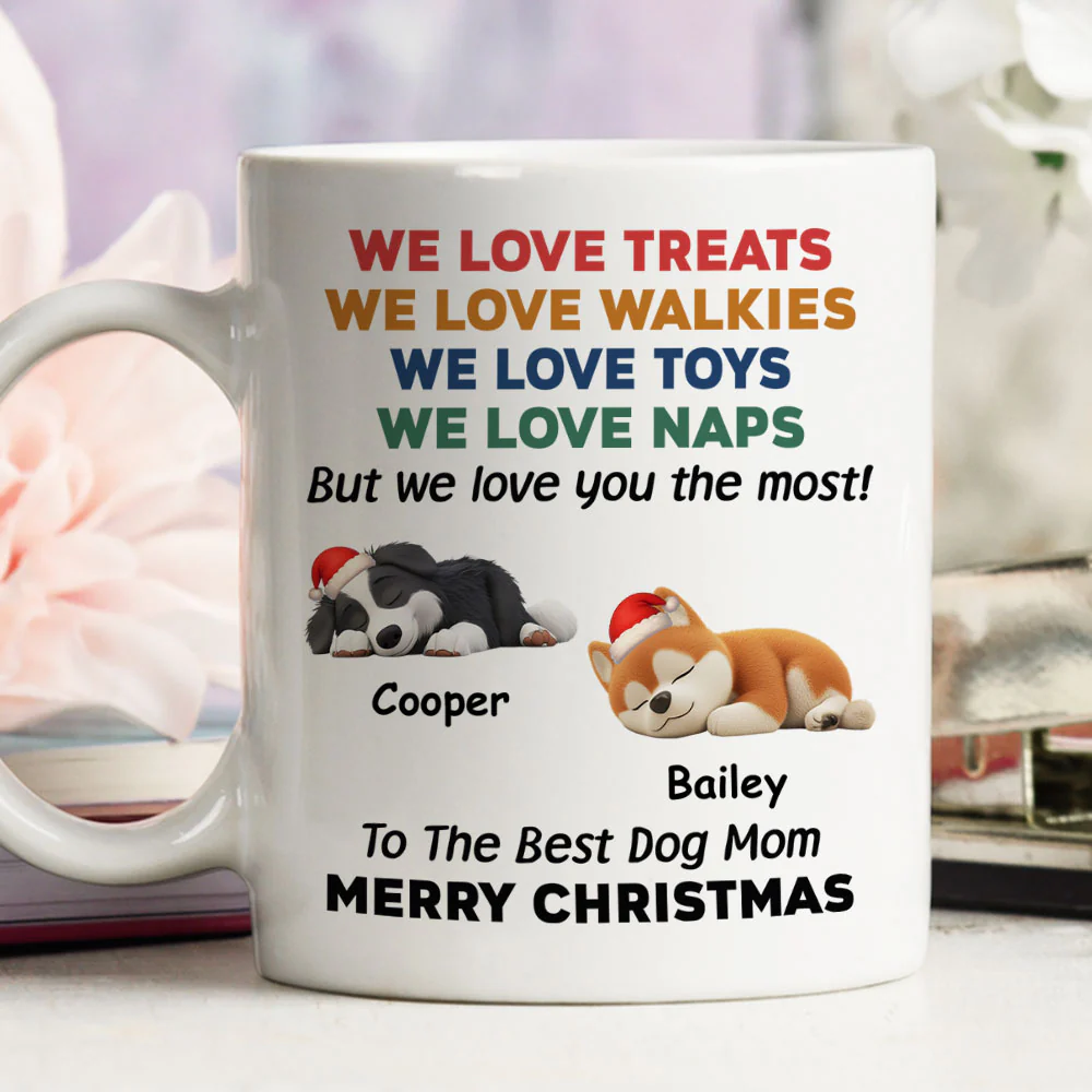 Love You The Most Snow Ver - Personalized Custom Coffee Mug - Image 4