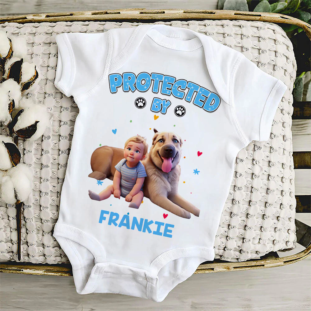 My Best Friend - Personalized Custom Baby Onesie - Image 6