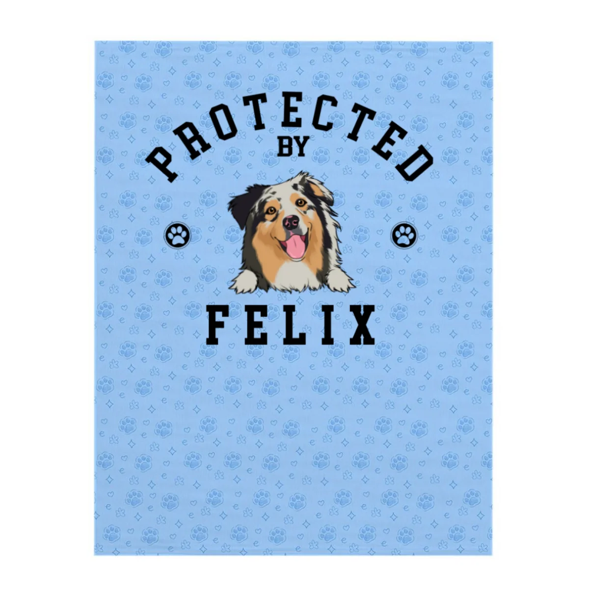 Protected By - Personalized Custom Fleece Blanket - Image 6