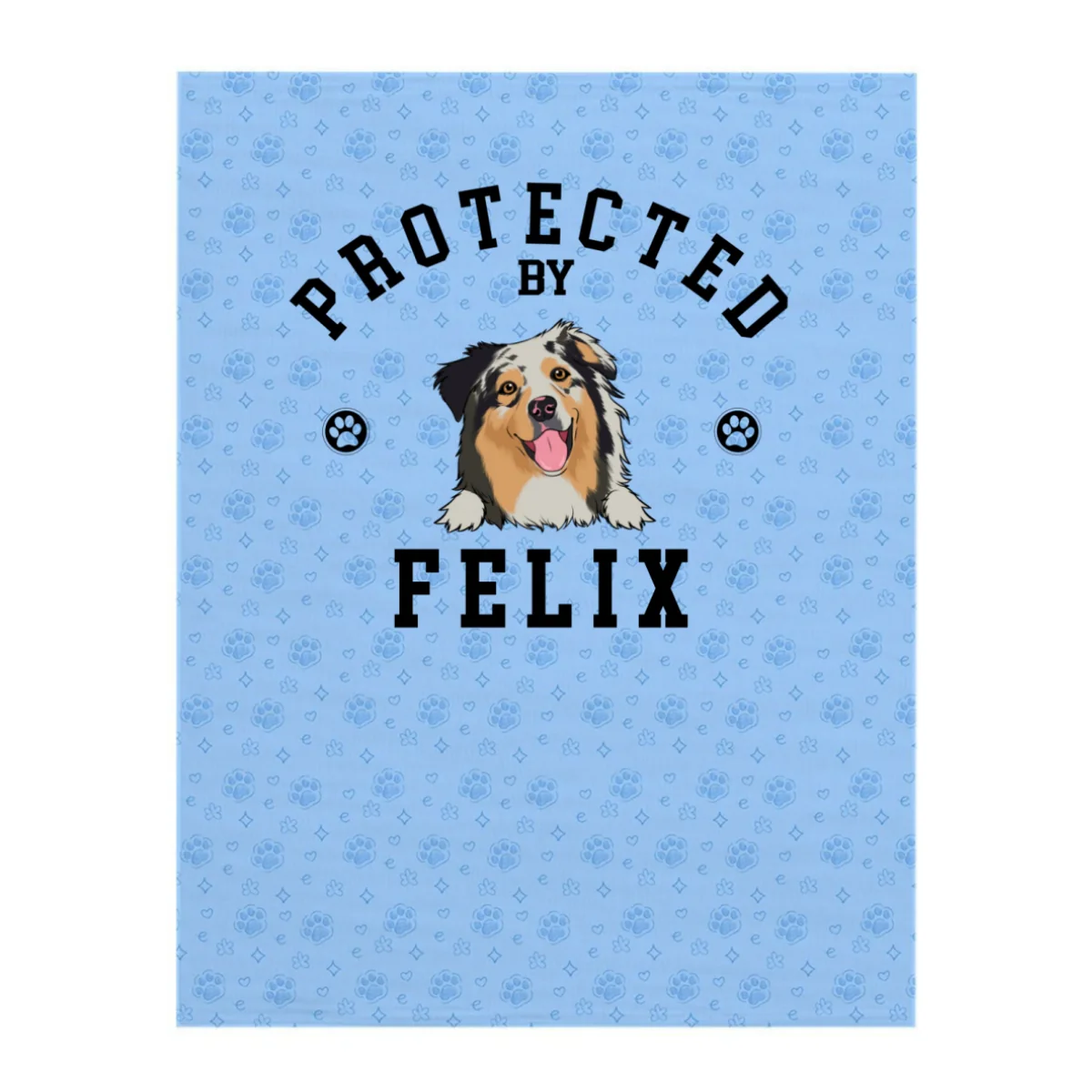 Protected By - Personalized Custom Fleece Blanket - Image 7