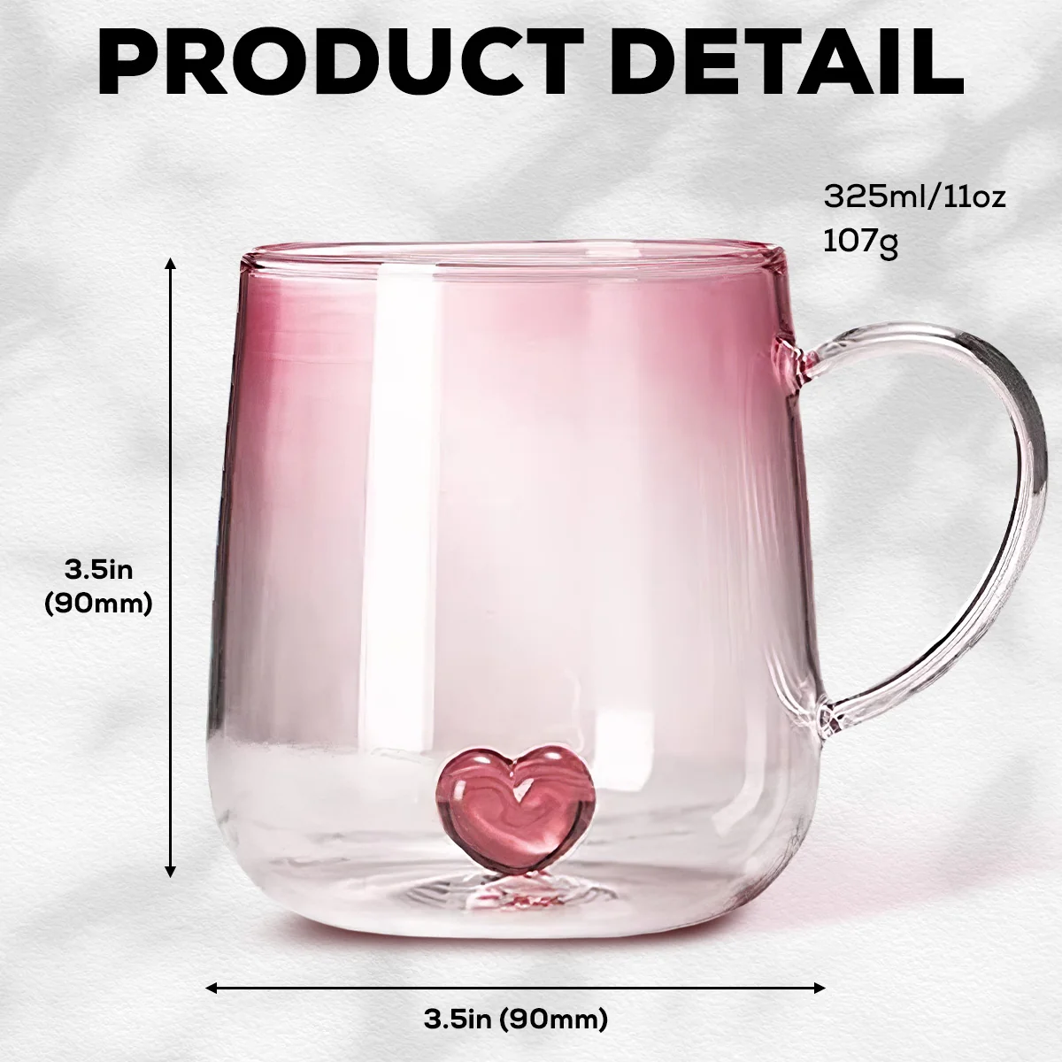 Sponge Cat Mom - Personalized Custom Pink Gradient Glass Mug - Image 6