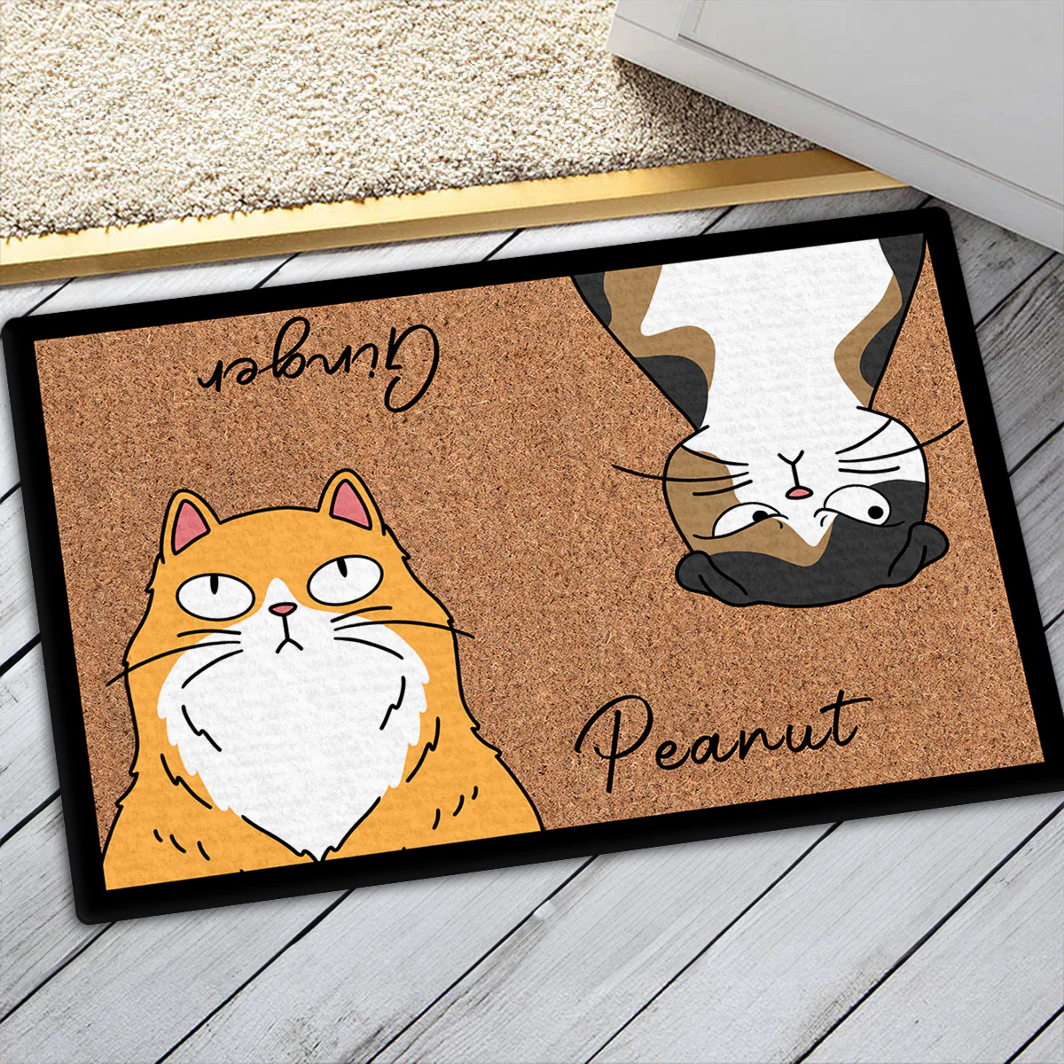 Staring At You - Personalized Custom Doormat - Image 5