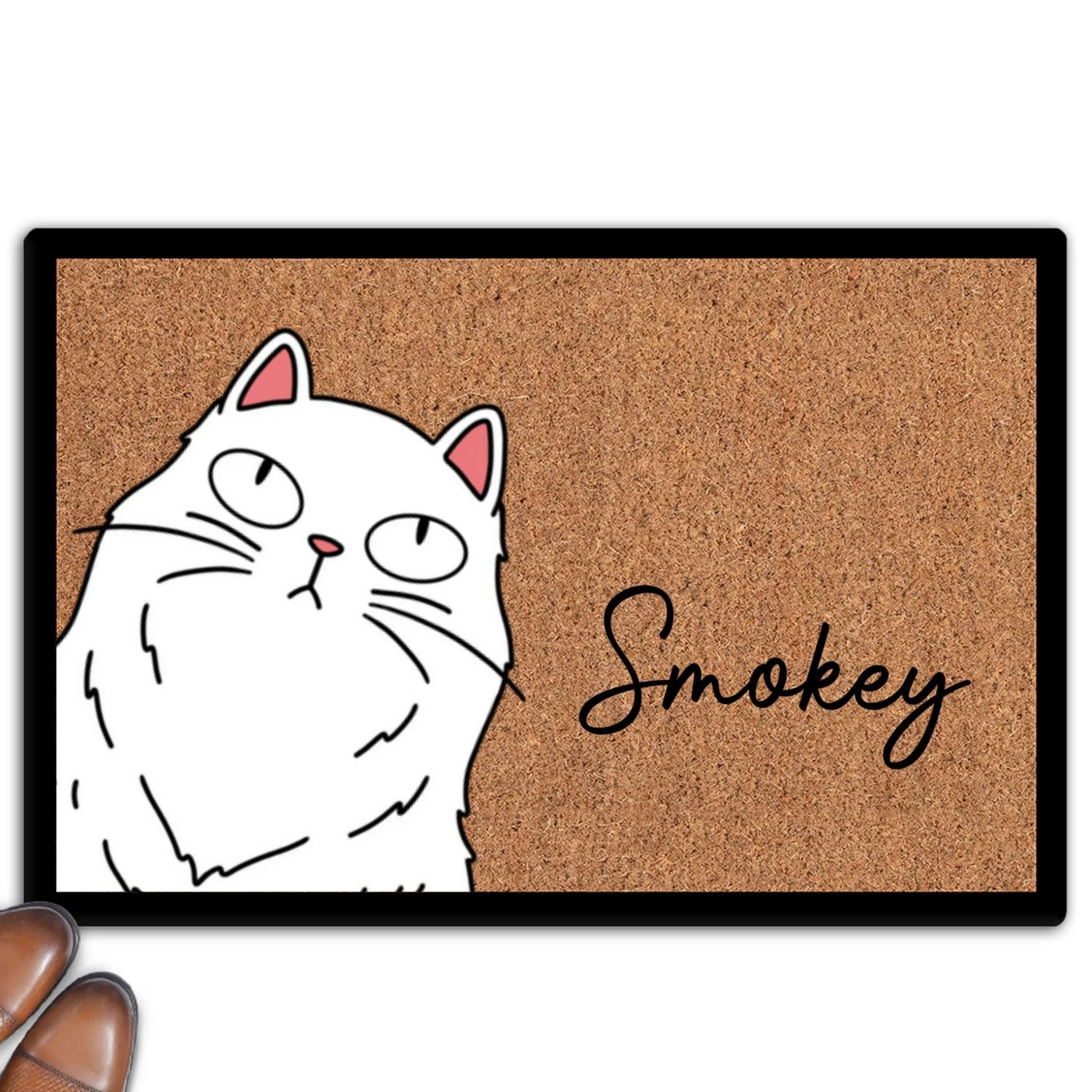 Staring At You - Personalized Custom Doormat - Image 6