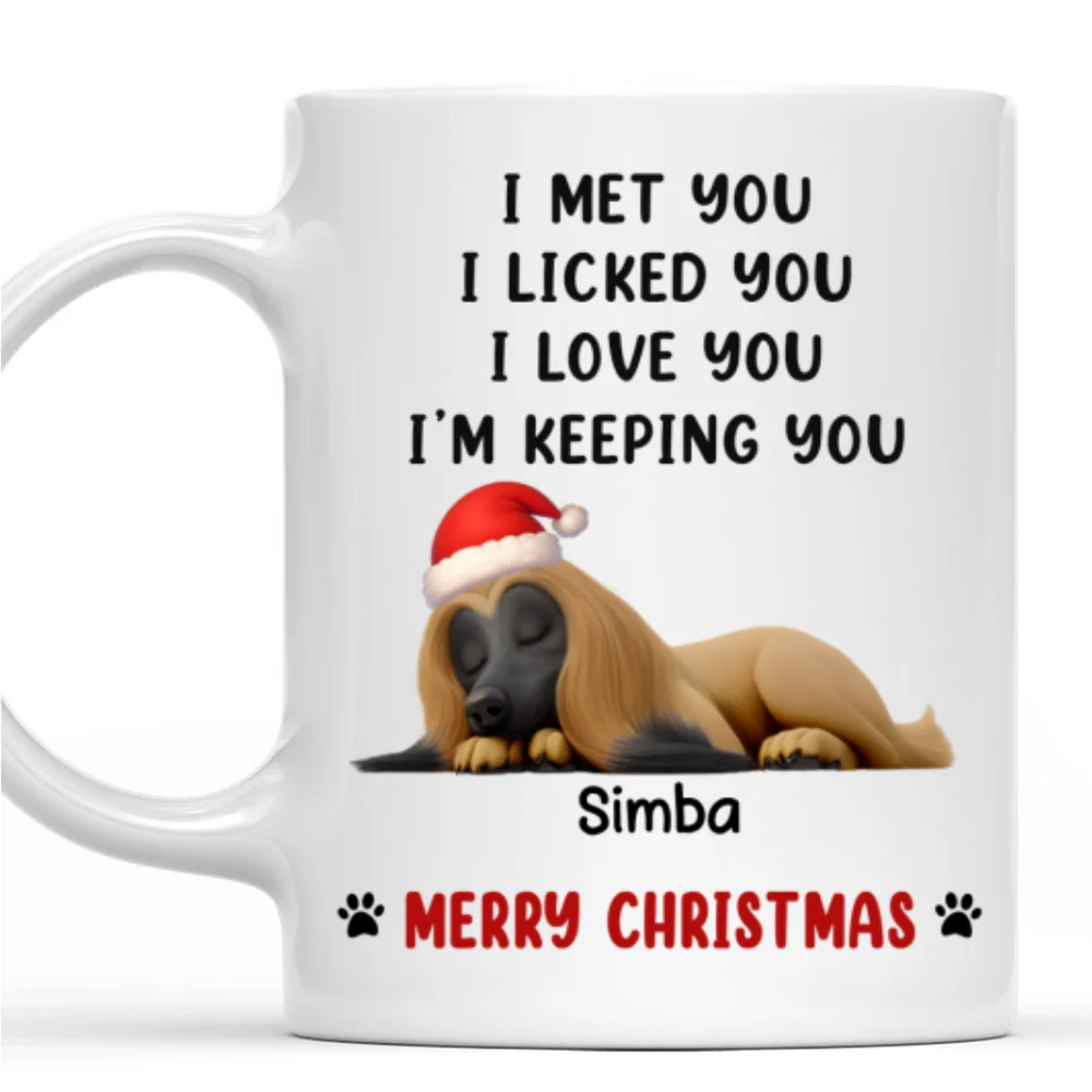 We Licked And Love You Ver Pet Christmas - Personalized Custom Coffee Mug - Image 6
