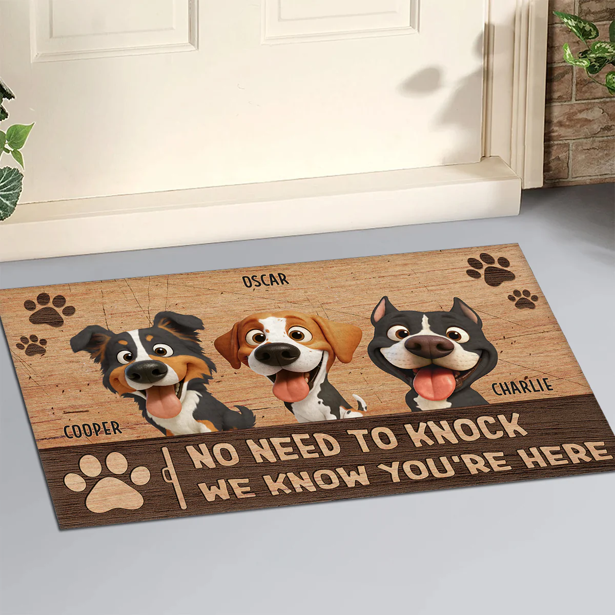 What You Here For - Personalized Custom Doormat - Image 4