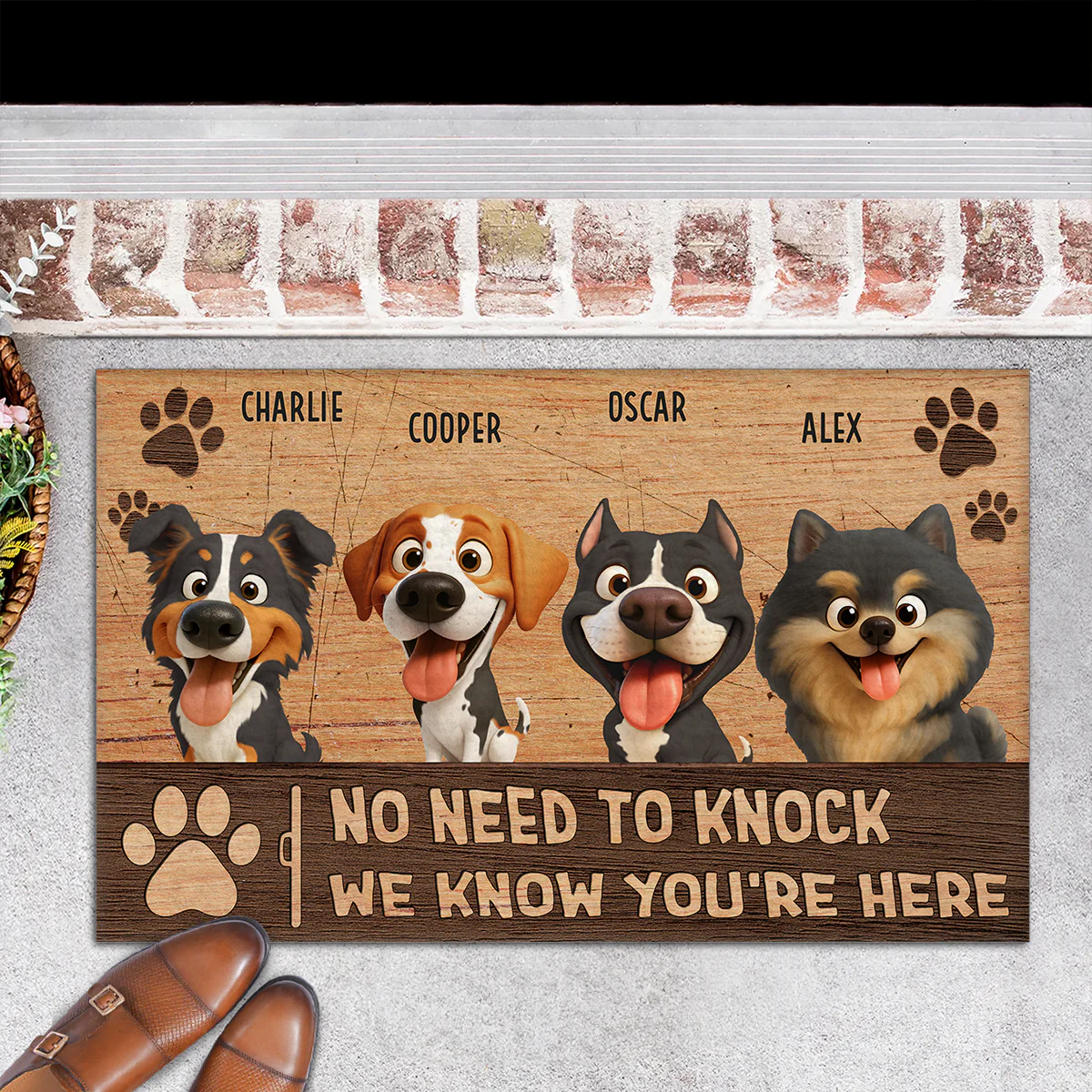 What You Here For - Personalized Custom Doormat - Image 5