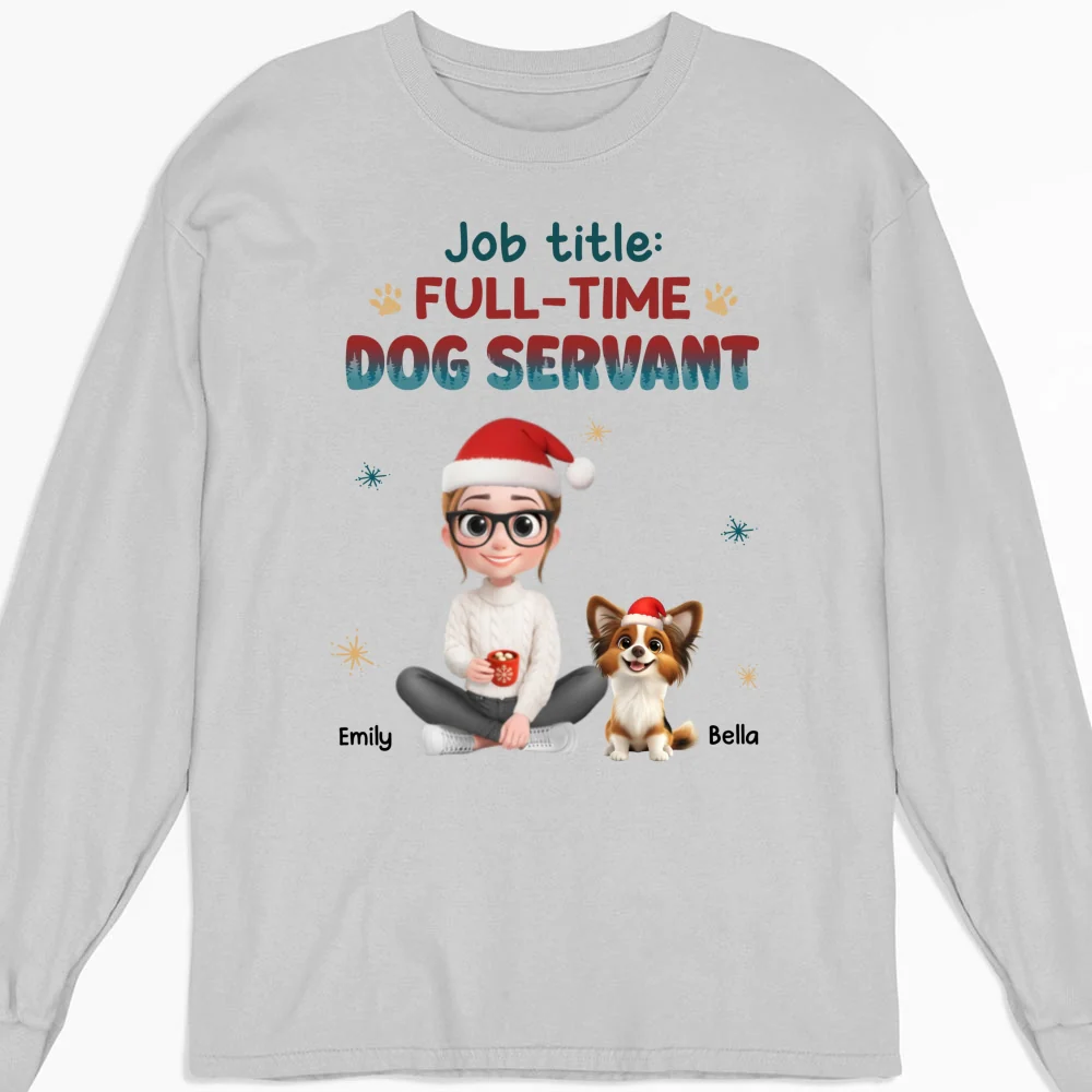 Wonderland Christmas - Personalized Custom Long Sleeve T-shirt - Image 3