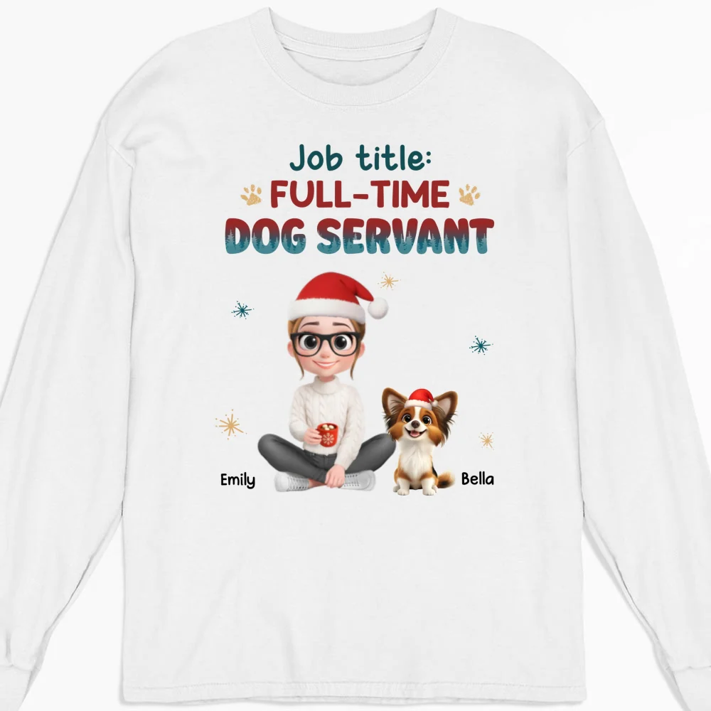 Wonderland Christmas - Personalized Custom Long Sleeve T-shirt - Image 4